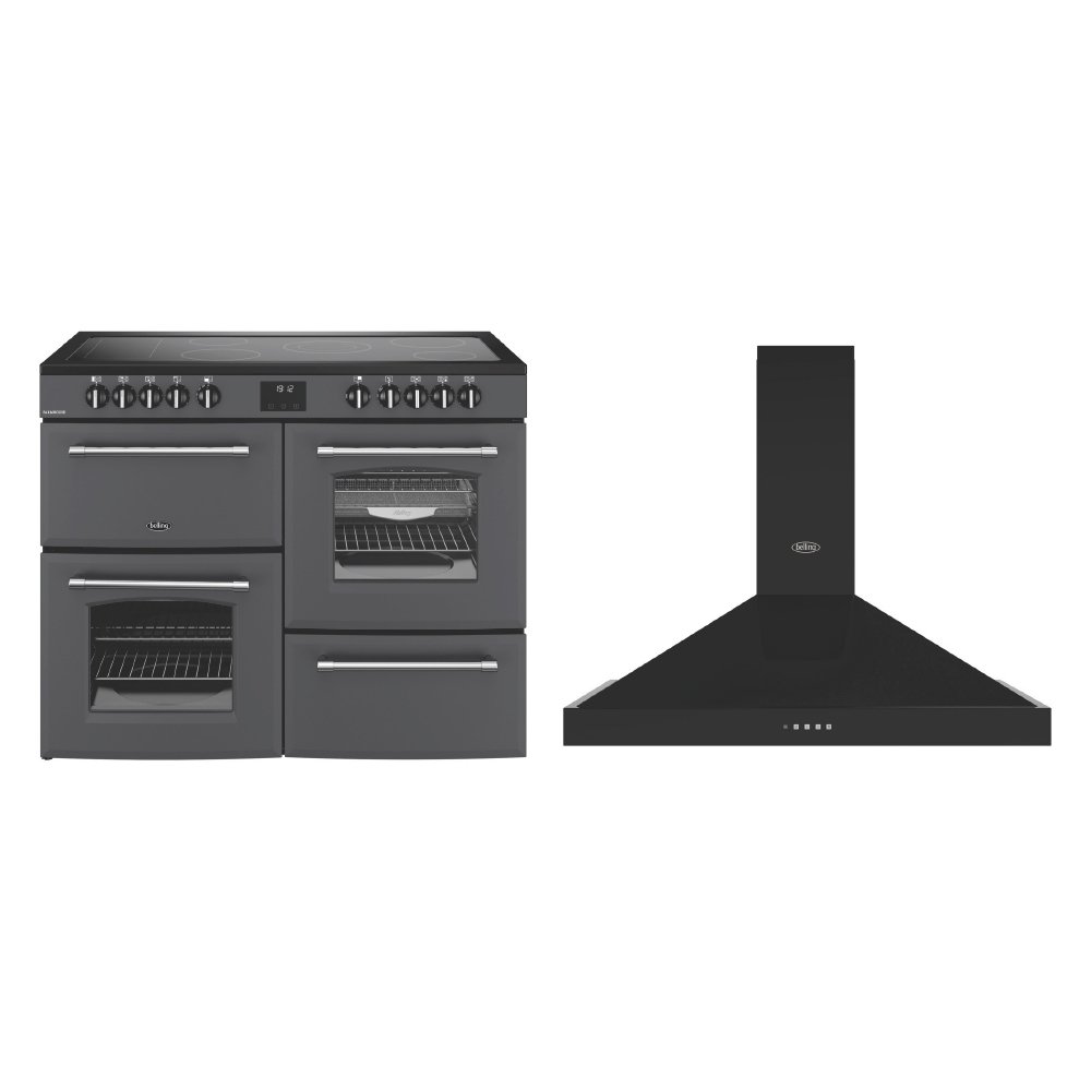 Belling Farmhouse Ceramic Range Cooker & Hood Pack