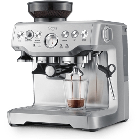 Sage BES875UK The Barista Express with Milk Jug, Stainless Steel