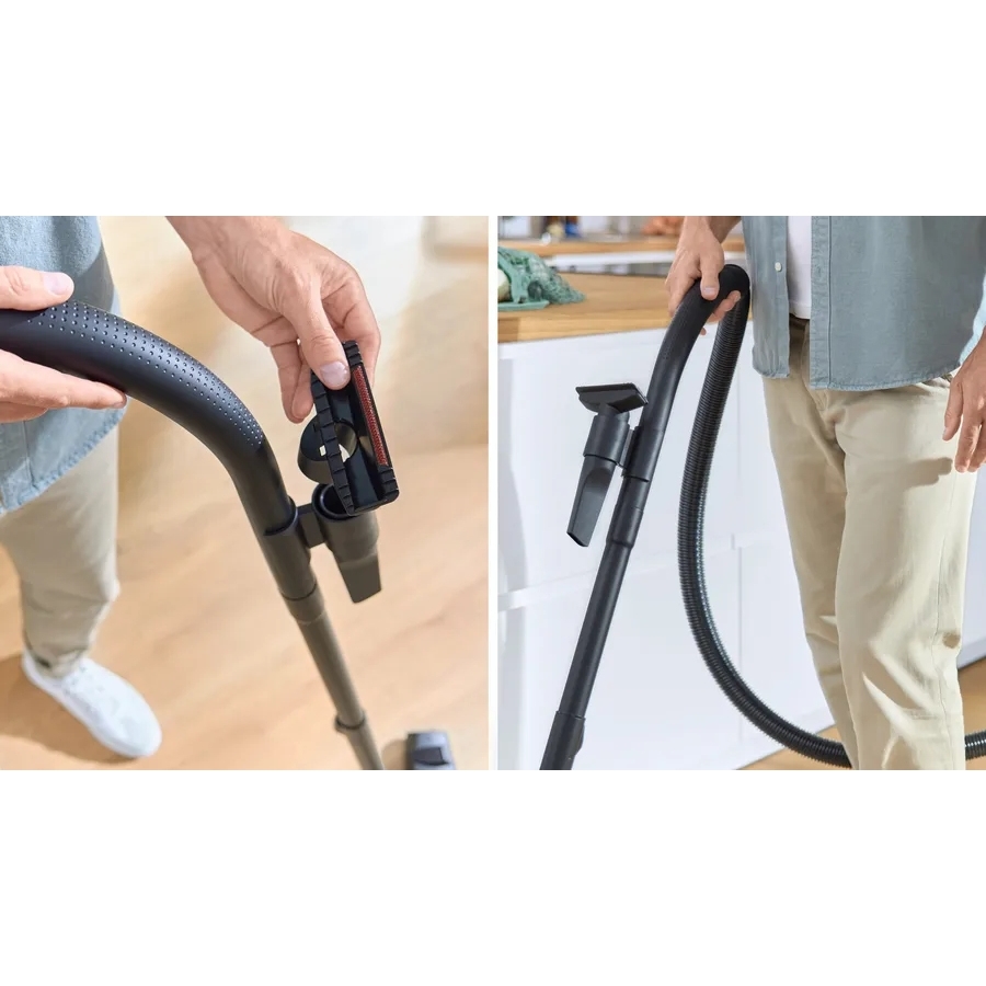Bosch BGL38BA3GB Series 4 Bagged Cylinder Vacuum Cleaner, Black