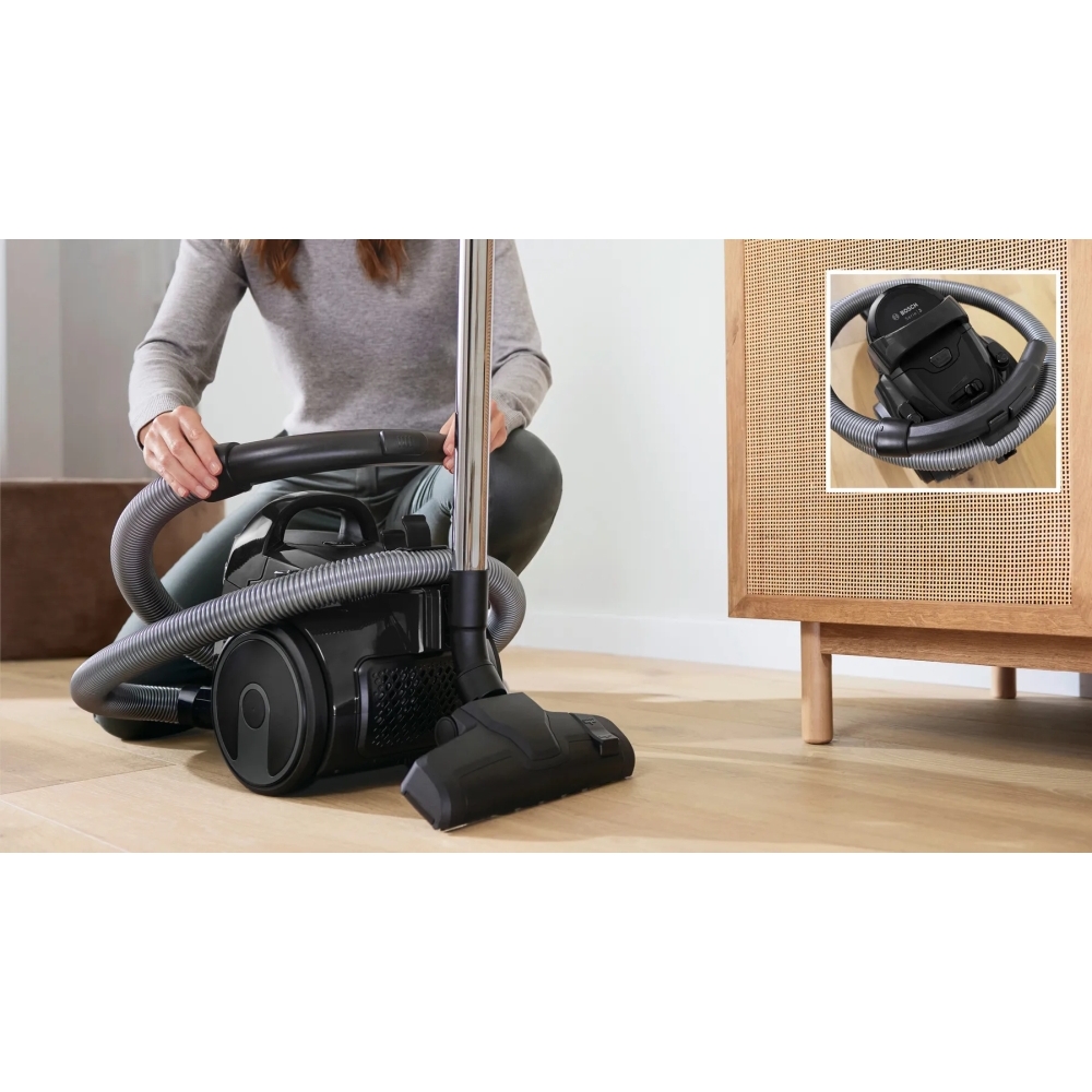 Bosch BGS05BA2GB Serie 2 Cylinder Vacuum Cleaner, Black | Marks Electrical