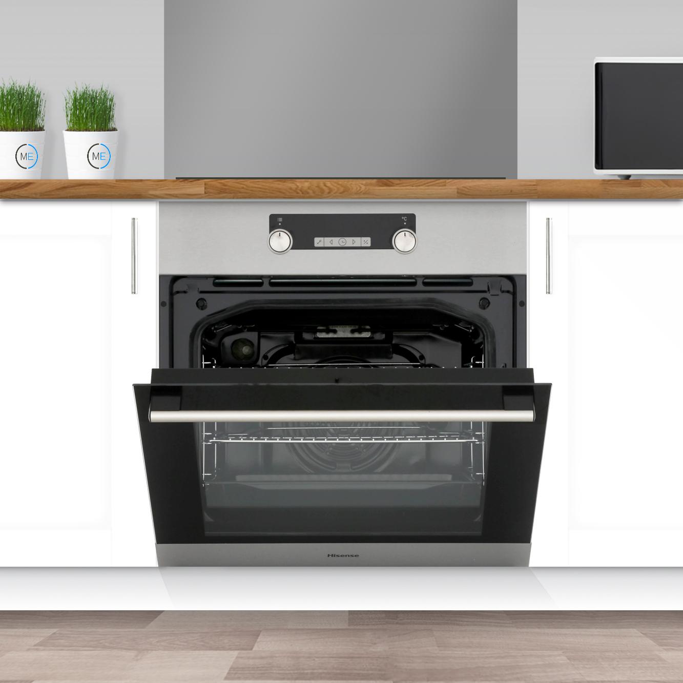 Buy Hisense BI3221AXUK Single Built In Electric Oven Brushed