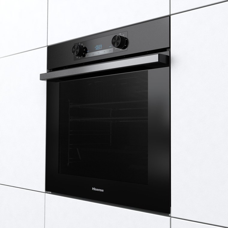 Hisense BI62212ABUK BuiltIn Electric Single Oven, Jet Black, A Rated