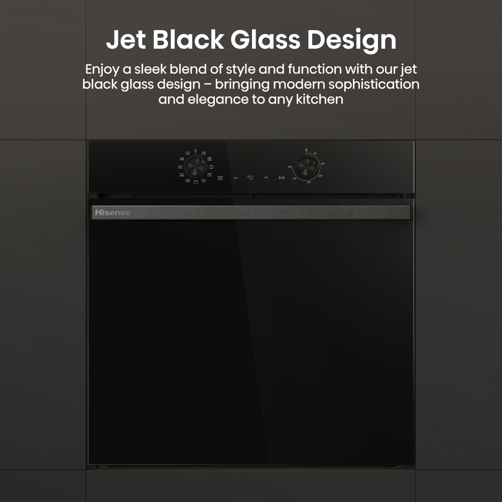 Hisense BI622ABPGUK Built-In Electric Single Oven, Black, A Rated