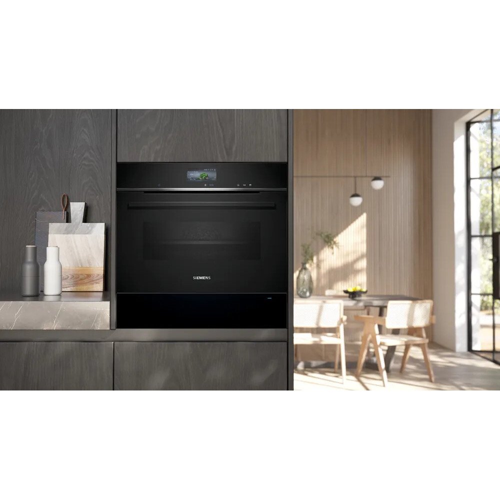 Siemens BI710C1B1B iQ700 Warming Drawer, Black