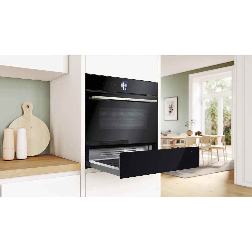 Bosch BIC7101B1B Series 8 Warming Drawer, Black