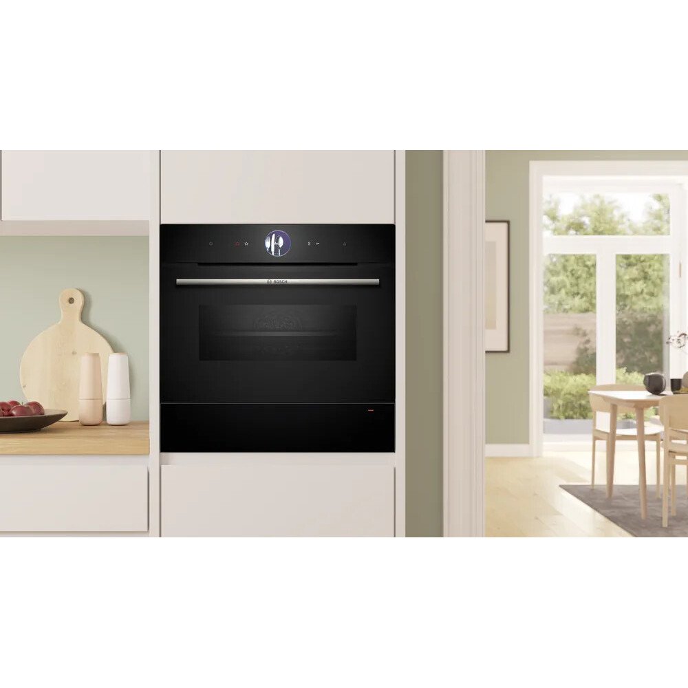 Bosch BIC7101B1B Series 8 Warming Drawer, Black