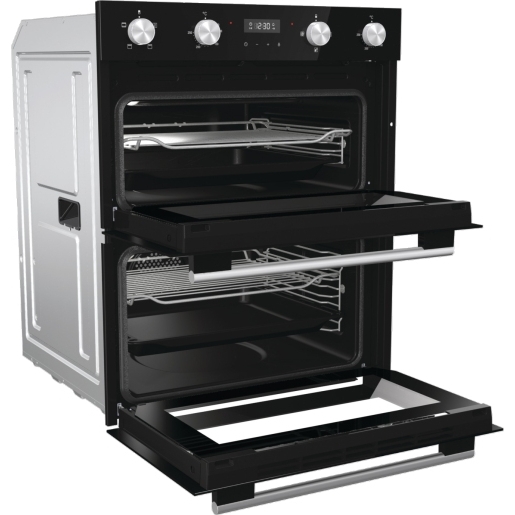 Hisense BID75211BGUK Built-Under Electric Double Oven, Black, A Rated