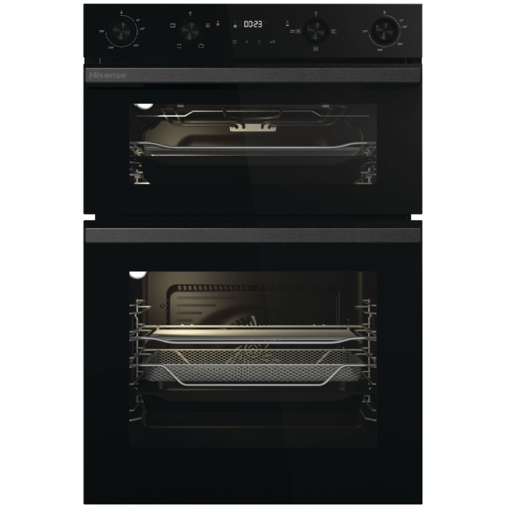 Hisense BID914221ADBG Built-In Electric Double Oven, Black, A Rated
