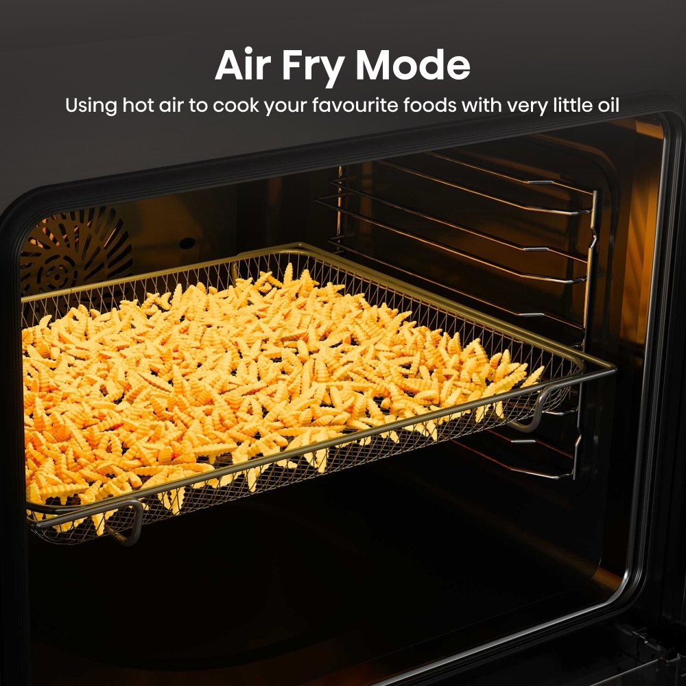 Hisense BID914221AX Built-In Electric Double Oven, Stainless Steel, A Rated