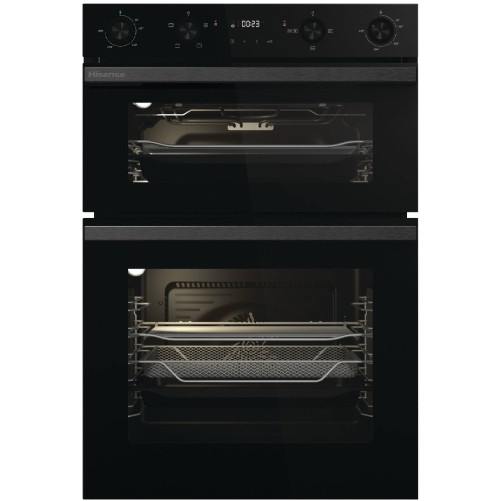 Hisense BID914221CDBG Built-In Electric Double Oven, Black, A Rated