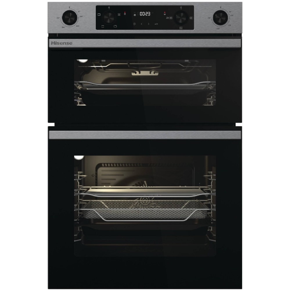 Hisense BID914221CX Built-In Electric Double Oven, Stainless Steel, A Rated