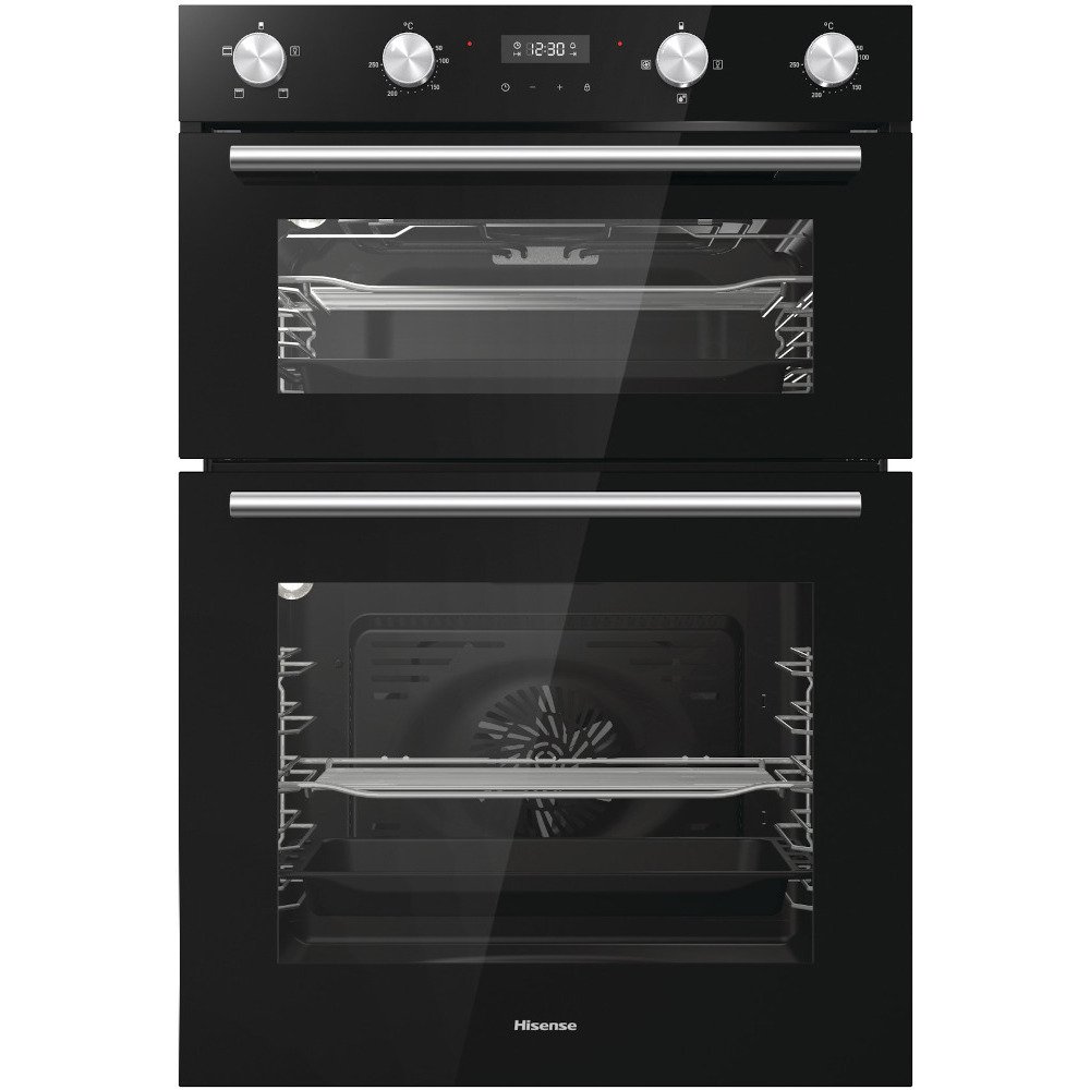 Hisense BID95211BGUK Built-In Electric Double Oven, Black, A Rated