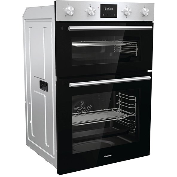 Hisense BID95211XUK Built-In Electric Double Oven, Stainless Steel, A Rated