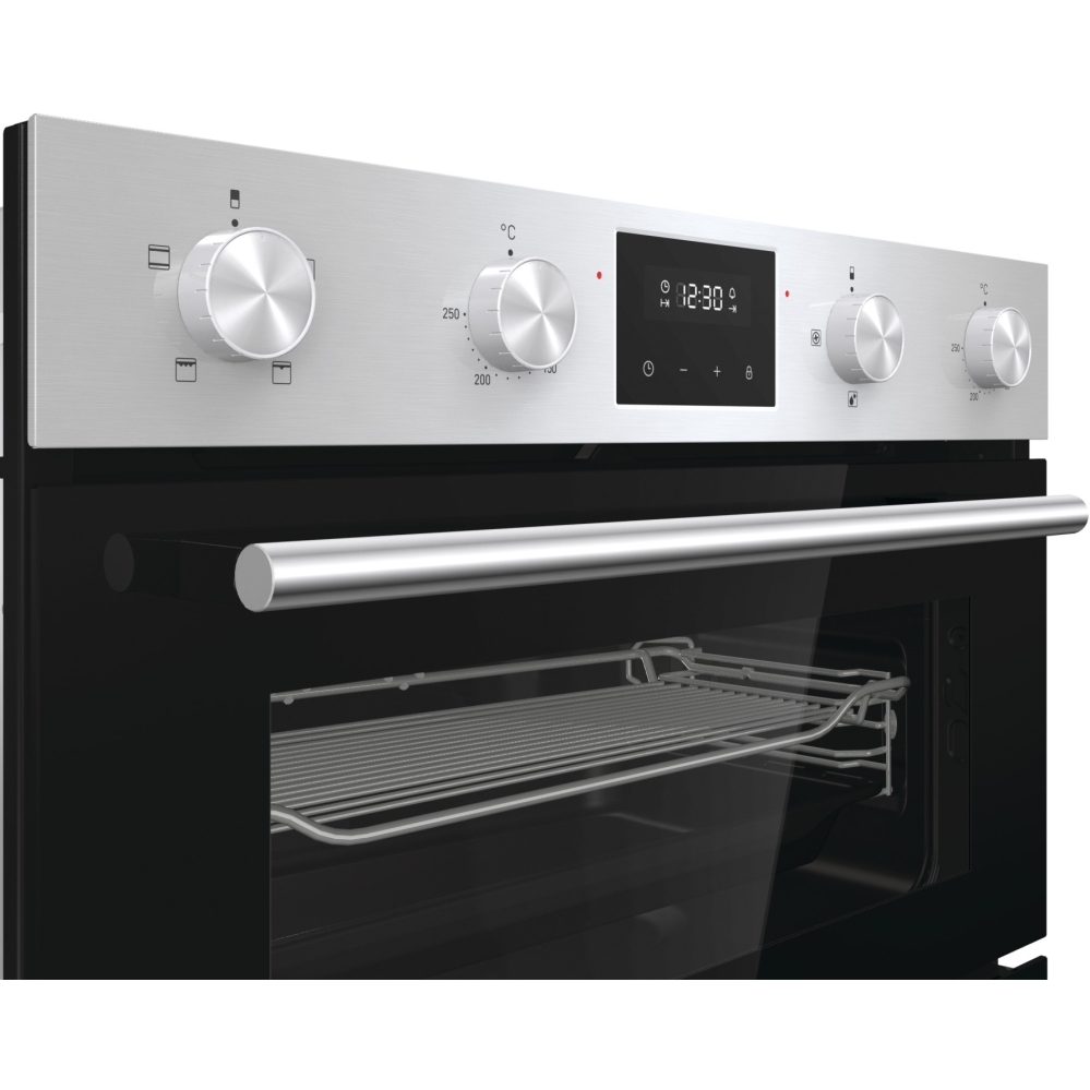Hisense BID95211XUK Built-In Electric Double Oven, Stainless Steel, A Rated