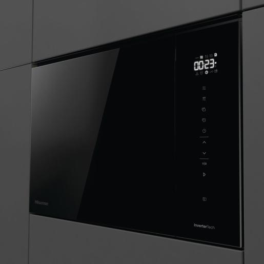 Hisense BIM325GI63DBGUK Hi6 BlackLine Built-In Microwave with Grill