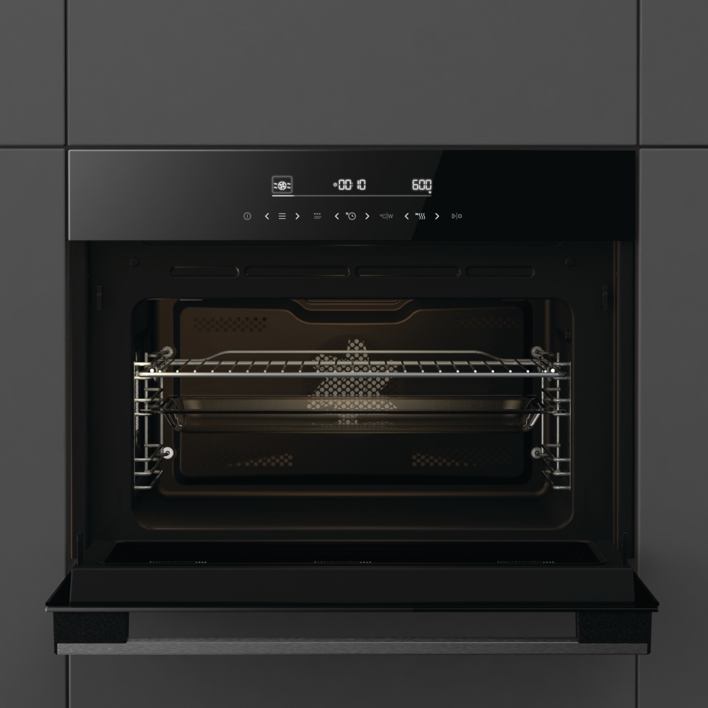 Hisense Hi6 BlackLine BIM45342ADBGUK Compact Oven with Microwave Function