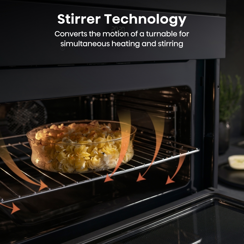 Hisense Hi6 BlackLine BIM45342ADBGUK Compact Oven with Microwave Function