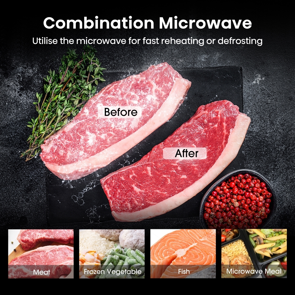 Hisense Hi6 BlackLine BIM45342ADBGUK Compact Oven with Microwave Function