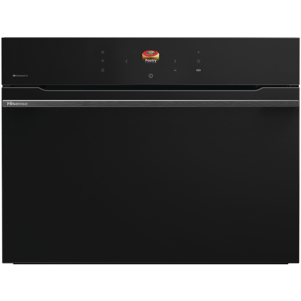 Hisense BIM4AH8UKWF Compact Oven with Microwave Function, Black