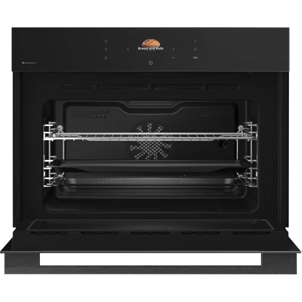 Hisense BIM4AH8UKWF Compact Oven with Microwave Function, Black