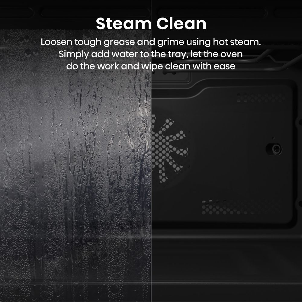 Hisense BIM4AH8UKWF Compact Oven with Microwave Function, Black