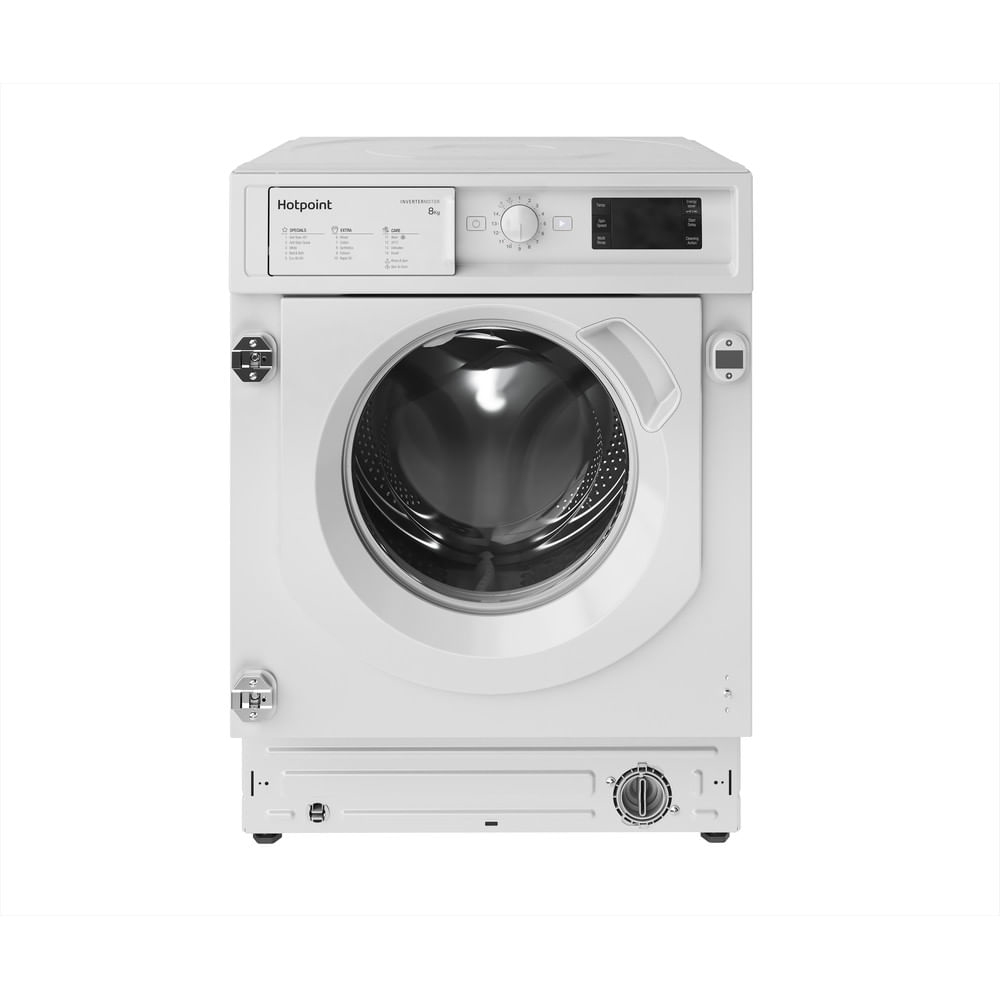 Hotpoint BI WMHG 81484 UK Integrated Washing Machine, White