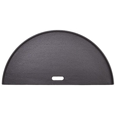 Kamado Joe BJ-HCIGRIDDLE Half Moon Cast Iron Reversible Griddle - Big Joe�, Black