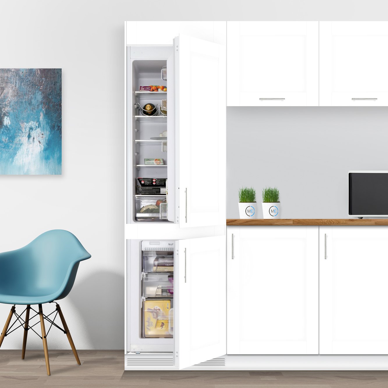 Buy Amica BK3163FA Frost Free Integrated Fridge Freezer Marks Electrical