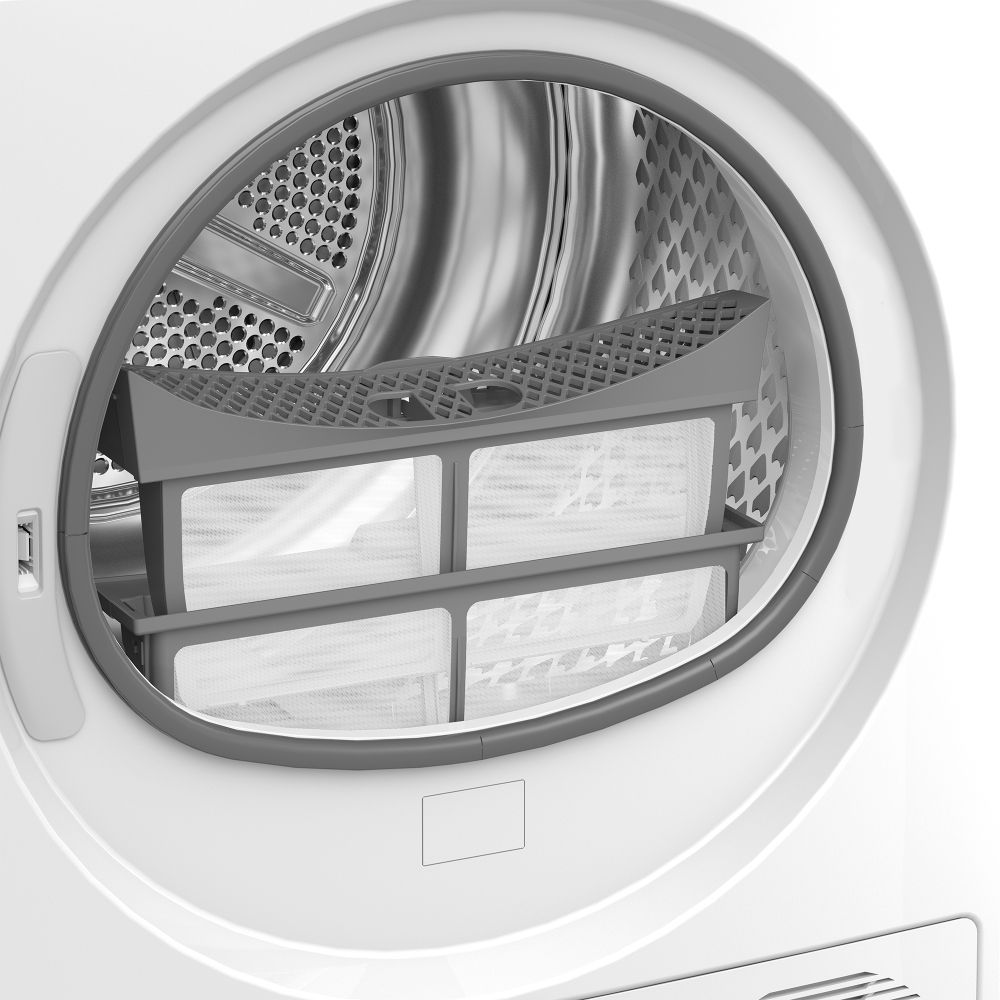 Beko BM3T3833W Heat Pump Tumble Dryer, 8kg, White, A++ Rated