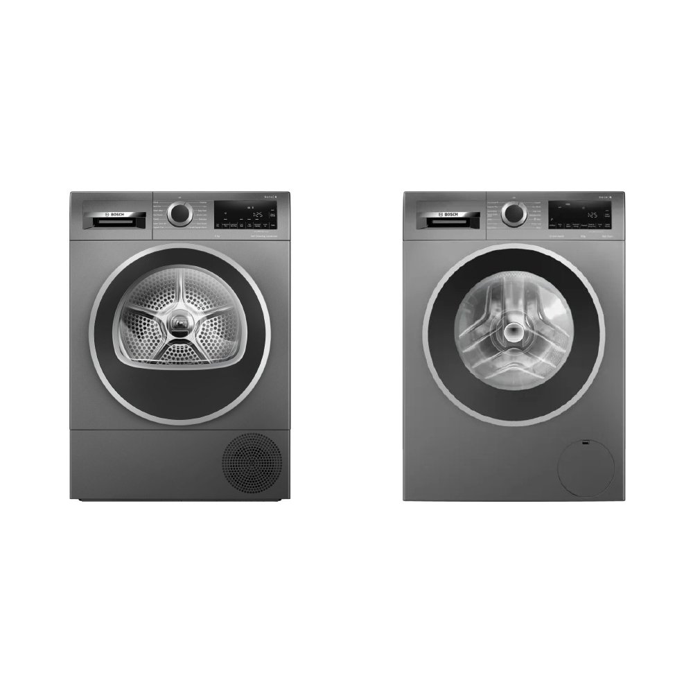Bosch Heat Pump Tumble Dryer & Washing Machine Pack
