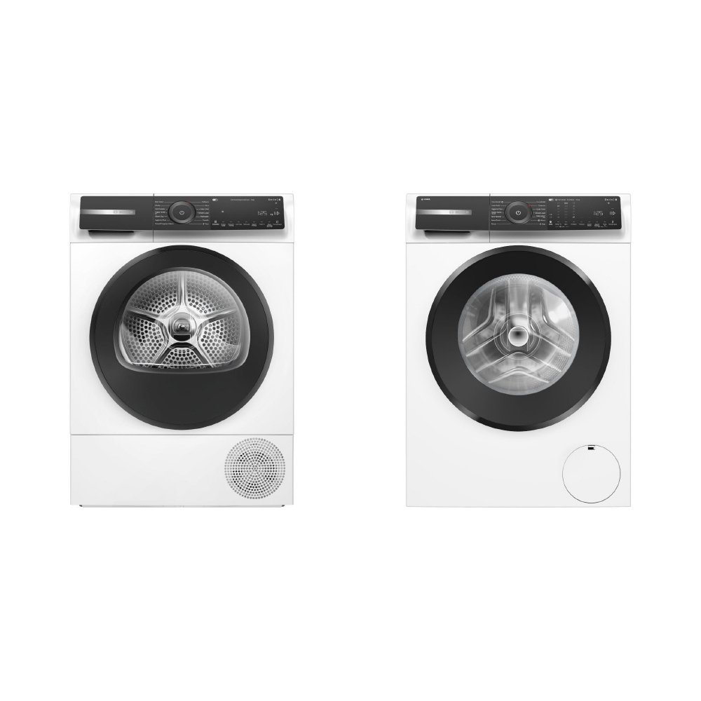 Bosch Washing Machine & Heat Pump Tumble Dryer Pack