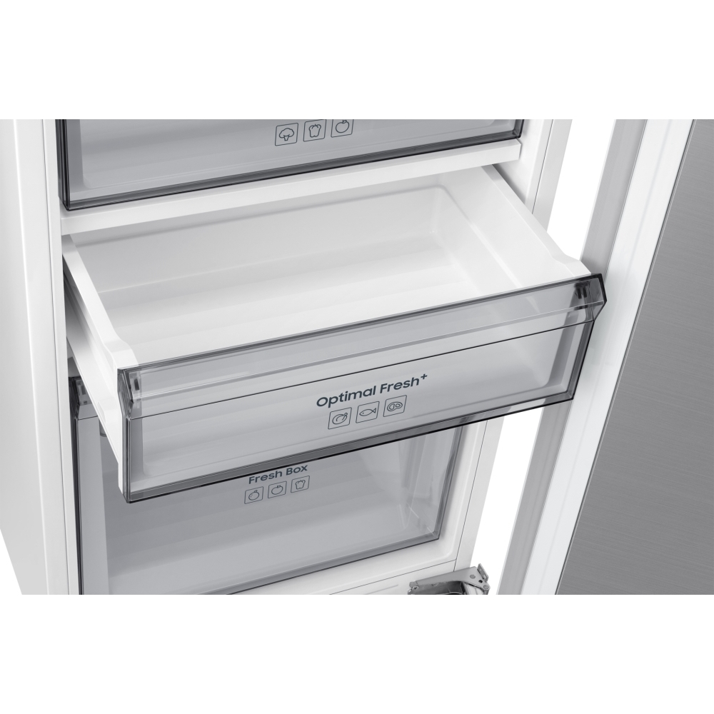 Samsung BRR29723EWW/EU Built-In Larder Fridge, Fixed Hinge, White, E Rated