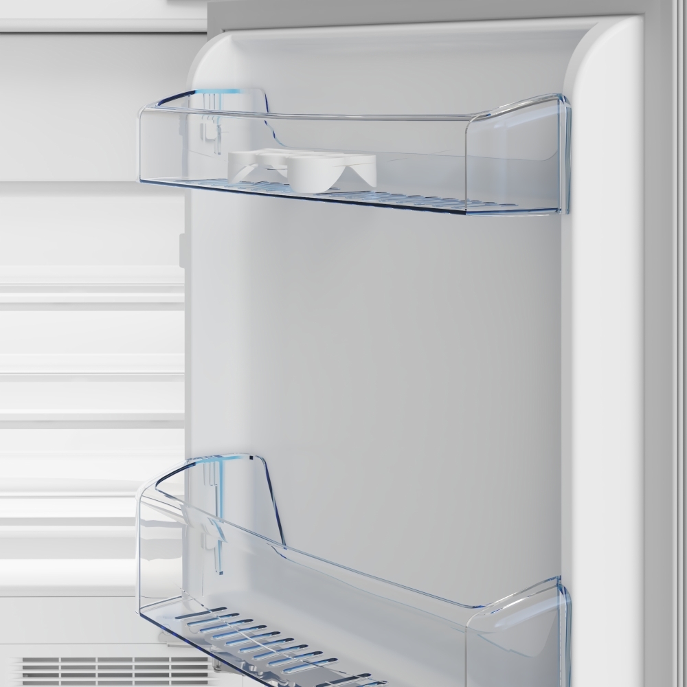 Beko BRS4682 Built-Under Fridge with Ice Box, Fixed Hinge, E Rated