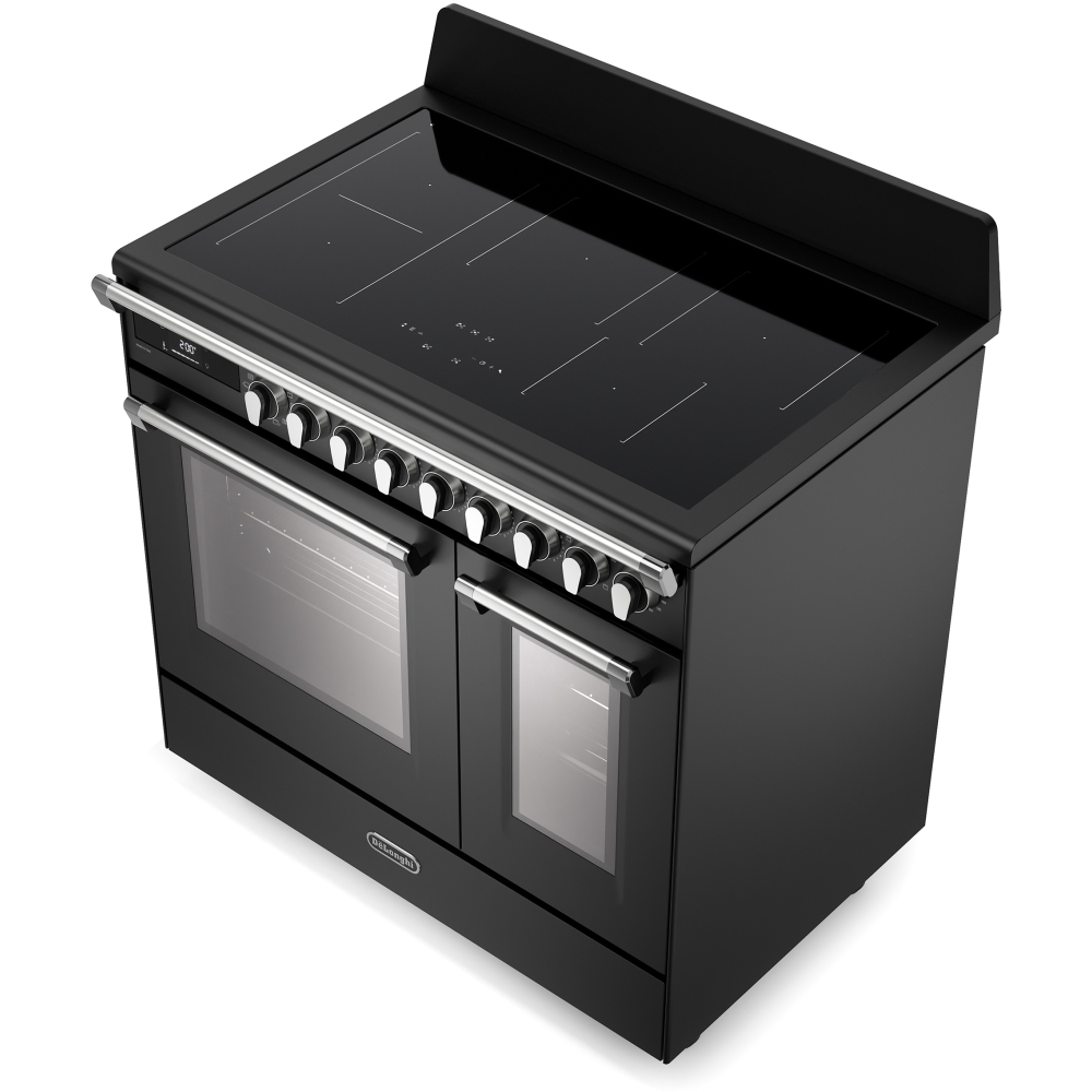DeLonghi BS 965T IMAA 90cm Induction Range Cooker, Black, A Rated