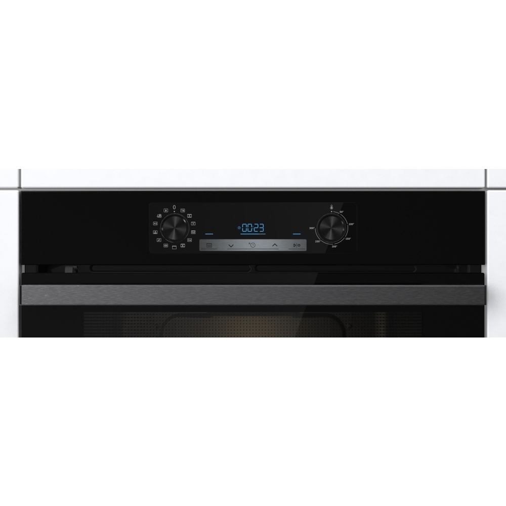 Hisense BSA65222PBUK Built-In Electric Single Oven with Pyrolytic Cleaning, Black, A+ Rated