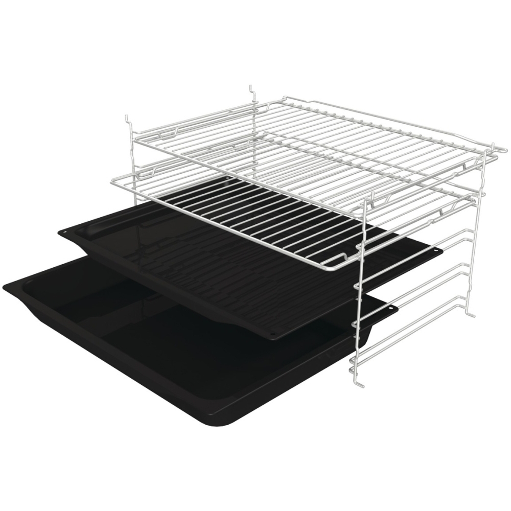 Hisense BSA65222PBUK Built-In Electric Single Oven with Pyrolytic Cleaning, Black, A+ Rated