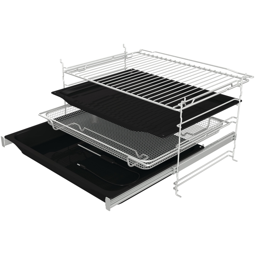 Hisense BSA66346PDBGUK Hi6 BlackLine Built-In Electric Single Oven with Pyrolytic Cleaning, A+ Rated