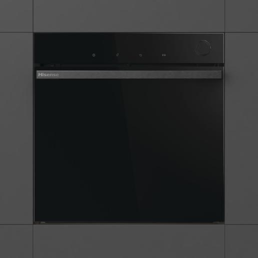 Hisense BSA66346PDBGUK Hi6 BlackLine Built-In Electric Single Oven with Pyrolytic Cleaning, A+ Rated