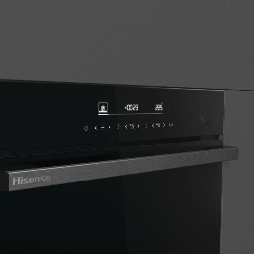 Hisense BSA66346PDBGUK Hi6 BlackLine Built-In Electric Single Oven with Pyrolytic Cleaning, A+ Rated