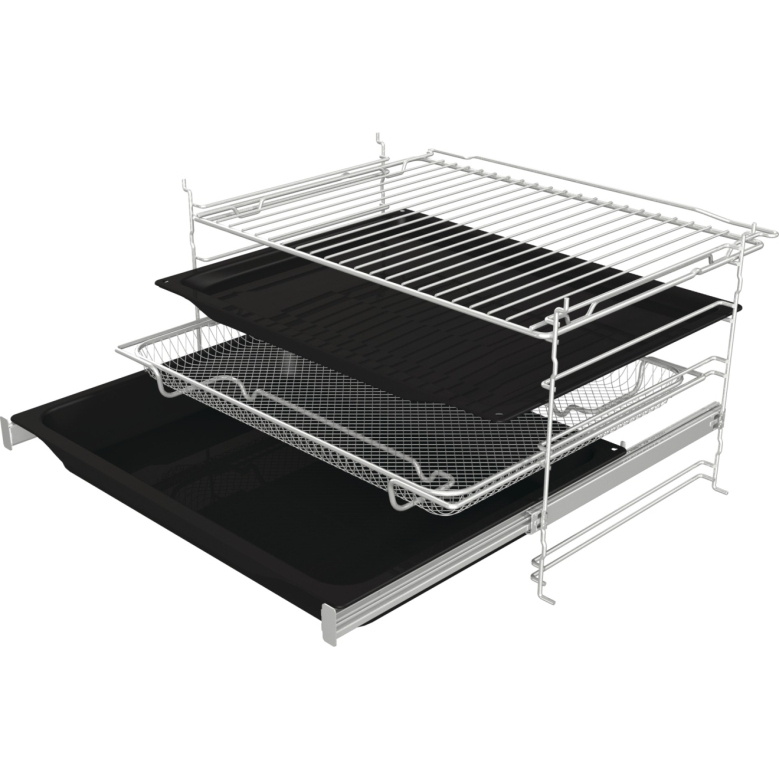 Hisense BSA66346PDBGUK Hi6 BlackLine Built-In Electric Single Oven with Pyrolytic Cleaning, A+ Rated