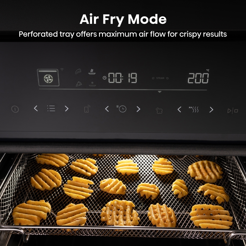 Hisense BSA66346PDBGUK Hi6 BlackLine Built-In Electric Single Oven with Pyrolytic Cleaning, A+ Rated