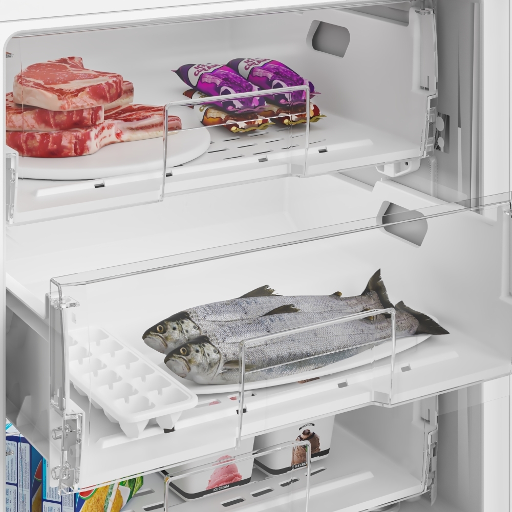 Beko BSF4682 Static Built-Under Freezer, Fixed Hinge, E Rated