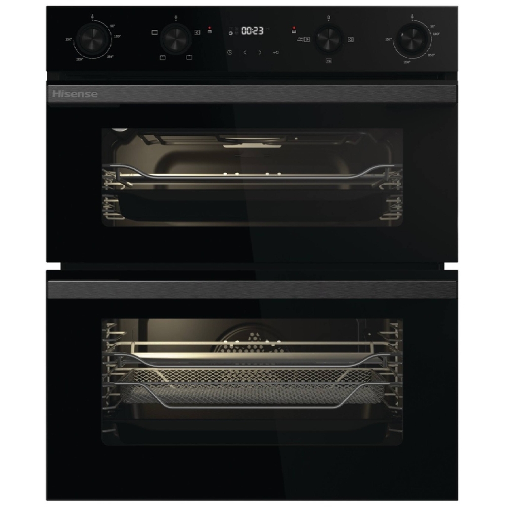 Hisense BUD714221ADBG Built-Under Electric Double Oven, Black, A Rated
