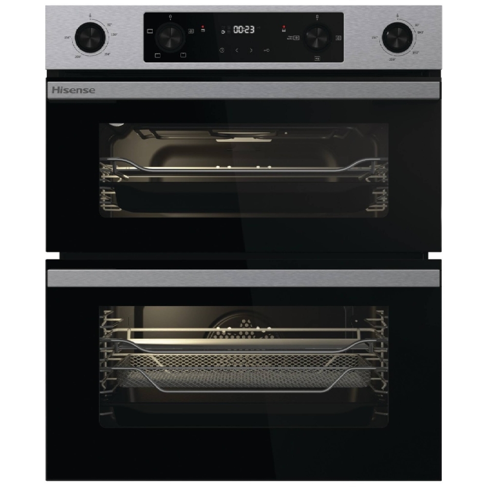 Hisense BUD714221AX Built-Under Electric Double Oven, Stainless Steel, A Rated