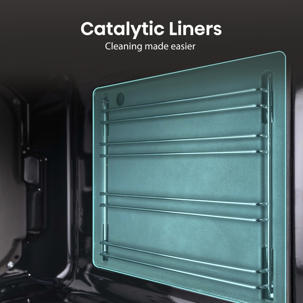 Hisense BUD714221CDBG Built-Under Electric Double Oven, Black, A Rated