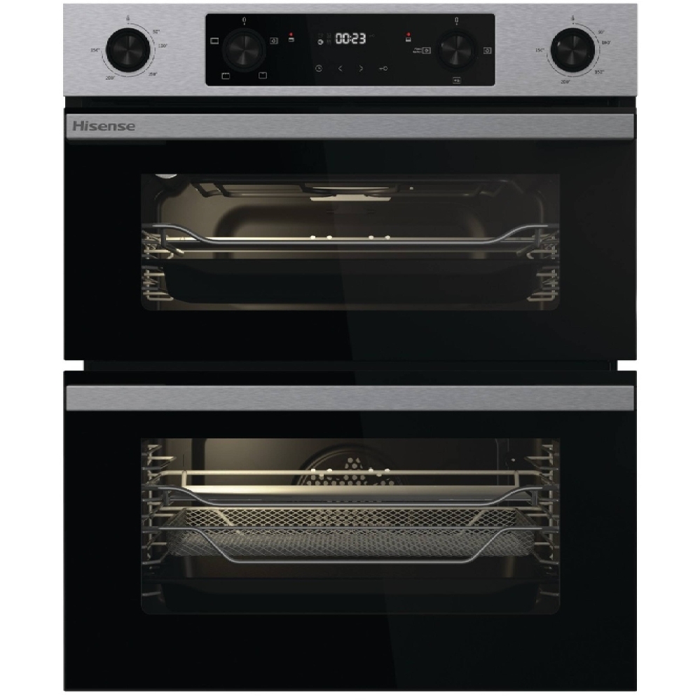 Hisense BUD714221CX Built-Under Electric Double Oven, Stainless Steel, A Rated