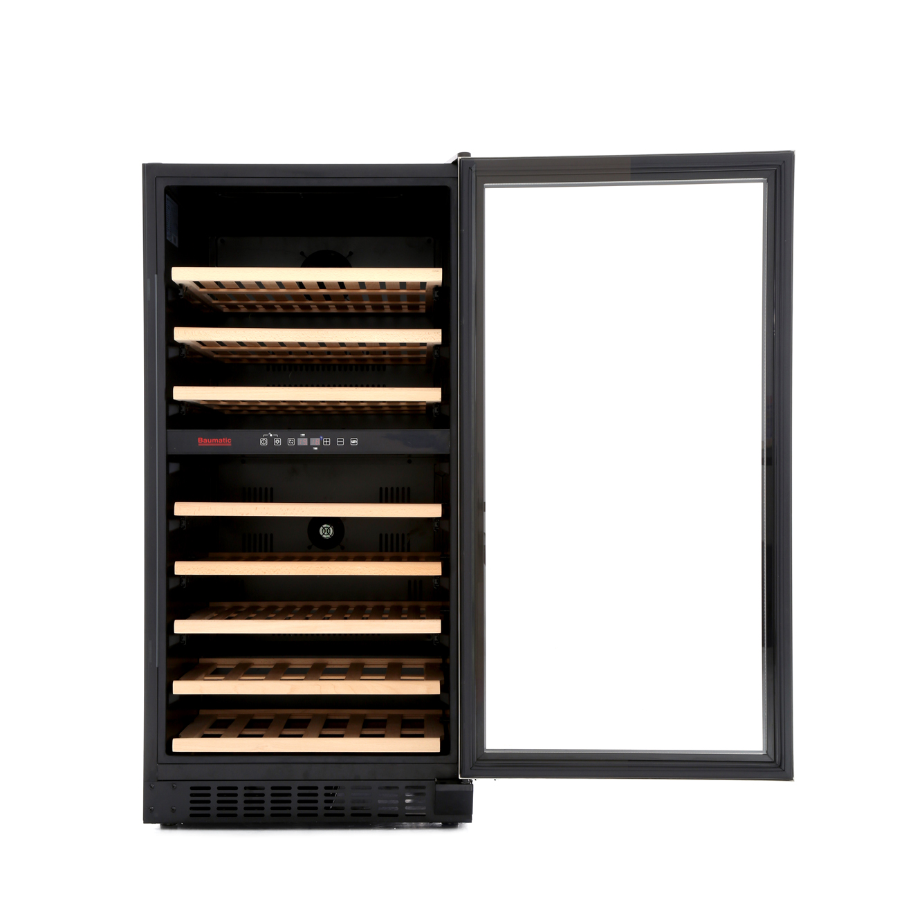 Buy Baumatic BWC1215SS Wine Cooler Black with Stainless Steel Frame