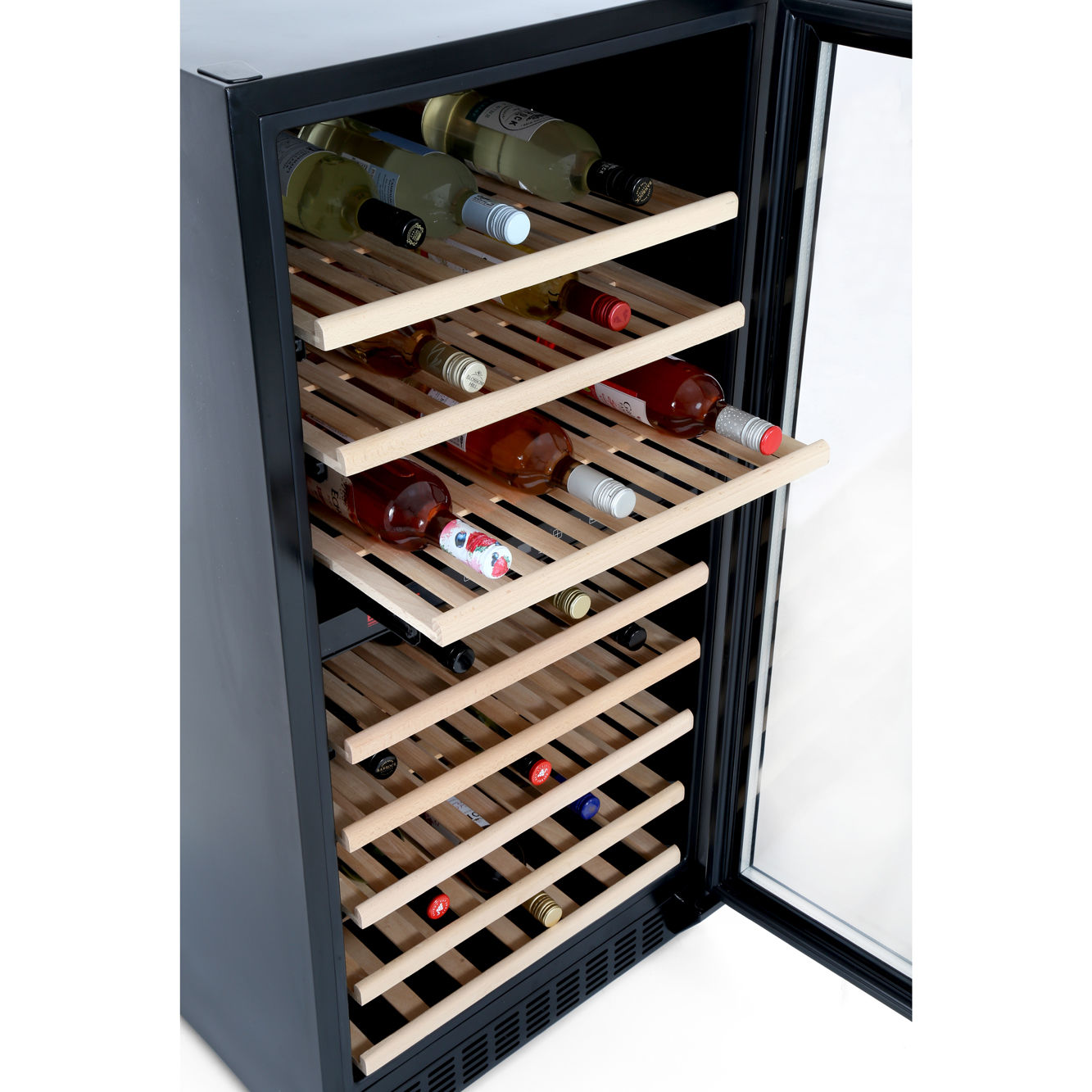 Buy Baumatic BWC1215SS Wine Cooler Black with Stainless Steel Frame