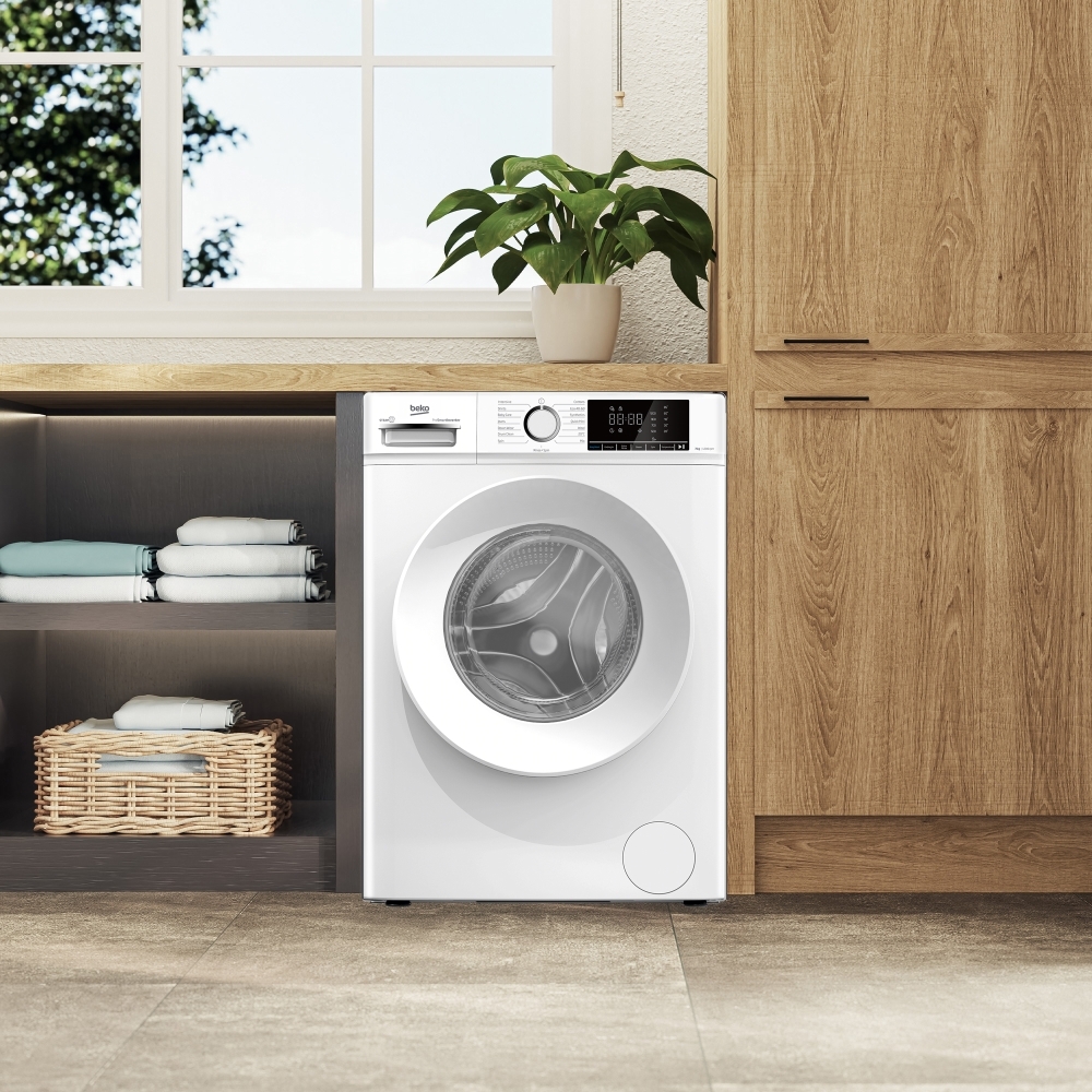 Beko BWC7121W Washing Machine, 7kg, 1200 Spin, White, A Rated