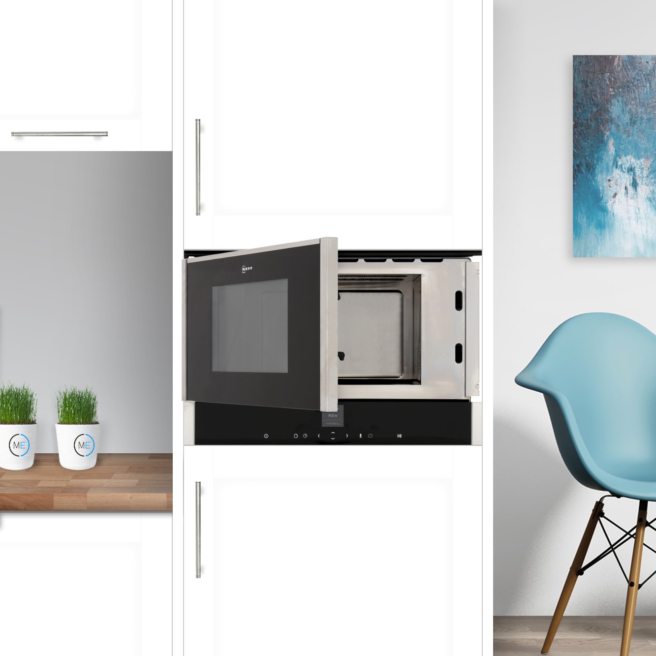 Buy Neff N70 C17GR00N0B BuiltIn Microwave with Grill Stainless Steel